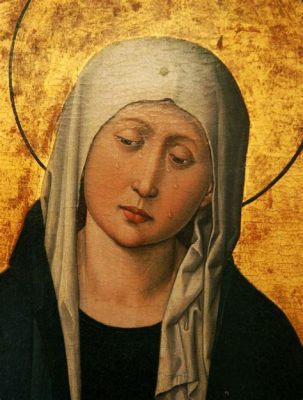  The Weeping Madonna - Una evocación de dolor gótico y detalles meticulosamente renacentistas